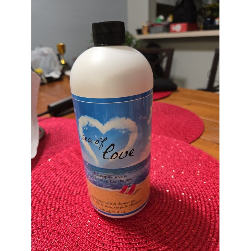 Philosophy Sea Of Love Shampoo, Bath & Shower Gel 32 oz Sealed without Pump Rare
